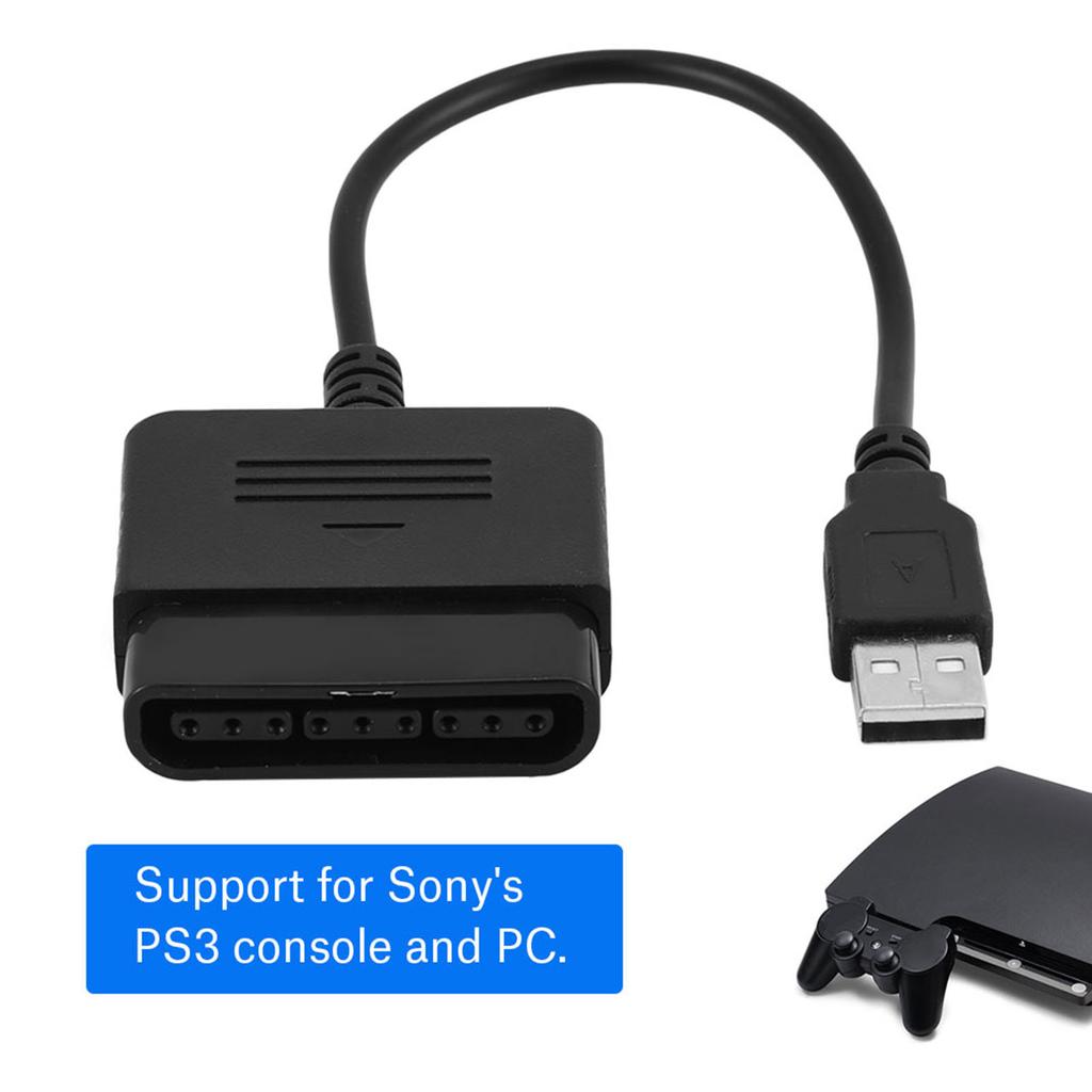 For Sony Playstation 2 PS2 Controller to USB Adapter Converter for PS3 & Windows PC