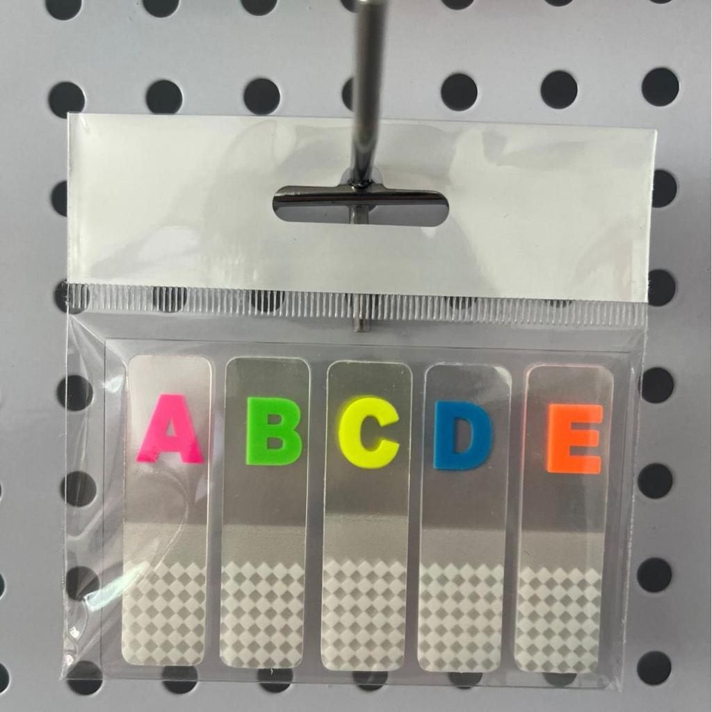Transparent Sticky Note Strips: Fluorescent Color Arrows, Strong Adhesive, Reusable Index Stickers