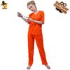 Halloween Party Clothes Prisoner Uniform Seduction Prison Uniform Stage Costume Cosplay Clothes Cosplay