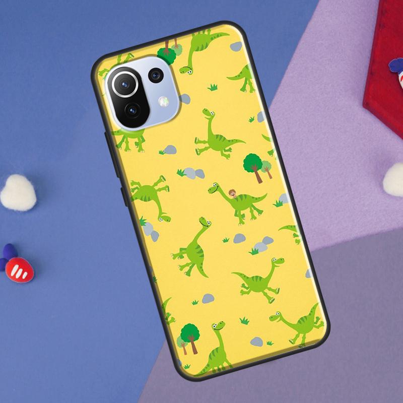 Cute Dinosaur Baby Cover For Xiaomi 14T Pro 11T 12T 13T 13 14 Ultra POCO X7 Pro X3 X5 F3 F5 F6 M6 X6 Pro Case