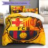Barcelona Muster Bettwäsche Heimdekoration Geburtstagsgeschenk (1 Bettbezug + 2 Kissenbezüge, ohne Füllung)