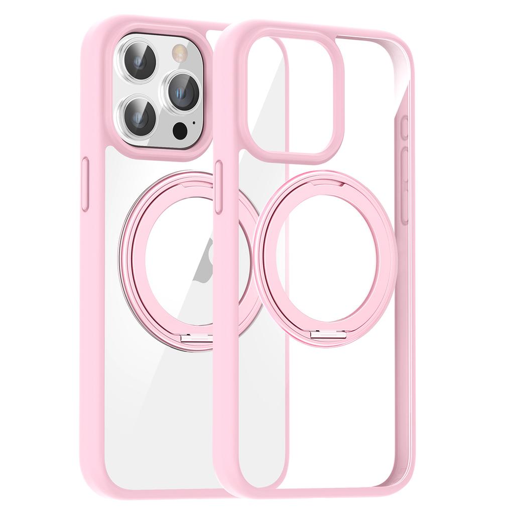 For iPhone 13 Pro PC+TPU Phone Cover Compatible with MagSafe Kickstand Back Case