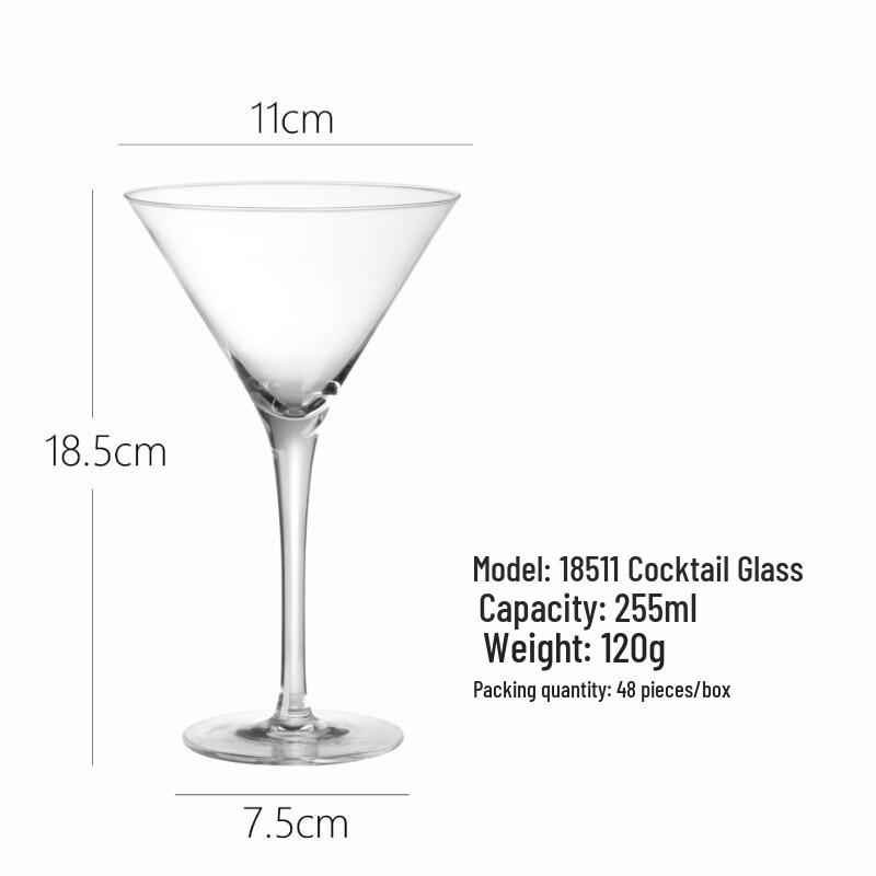 Shangqi H2412 Crystal Champagne/Cocktail Glasses (Set of 2)