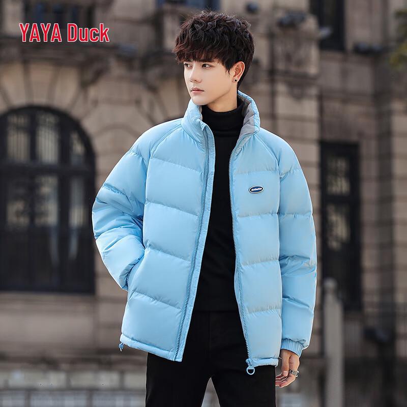 YAYA 2025 Unisex Short Stand-Collar Thick Down Jacket