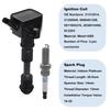 Ignition Coils + Spark Plugs Kit For VOLVO XC60 XC70 XC90 XC40 S60 S80 S90 V40 V60 V70 V90 2.0 31312514 5C2263 T2 T3 T4 T5 T6 T8