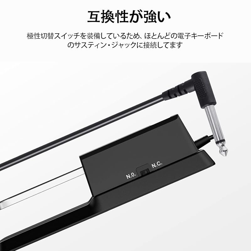 Donner Damper Pedal, Sustain Pedal, Keyboard Pedal, Foot Pedal, Switch, Compatible with Electronic Pianos, DSP-001
