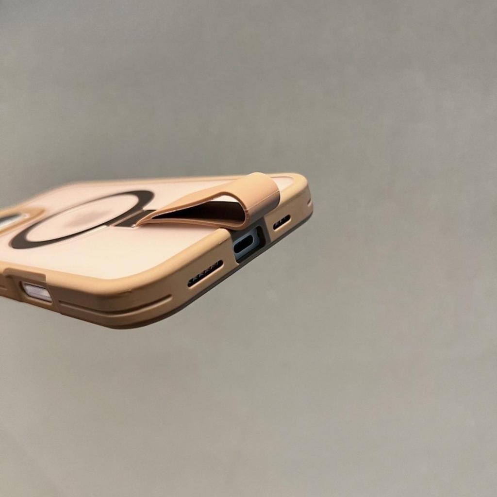 Handschlaufe Magnetische Halterung für IPhone 17 Handyhülle Großes Loch IPhone 15 Promax Transparent 14 Pro Premium 13 Faltbar 12 Vollständiger Schutz Anti-Fall 16pm