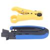 Coax Crimper Tool Kit for Cable Compression with Stripping Tool Wire Stripper 10pcs Connector