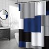 Spliced digital printed fabric shower curtains, thickened waterproof bathroom curtains and bathroom partition curtains