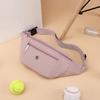 Sports Outgoing Waist Bag Lightweight Solid Color Women's Chest Bag Crossbody Bag
