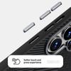 ABEEL For Samsung Galaxy S26 Ultra Magnetic Case PC + TPU + Aluminum Alloy + PU Leather Slim Phone Back Cover