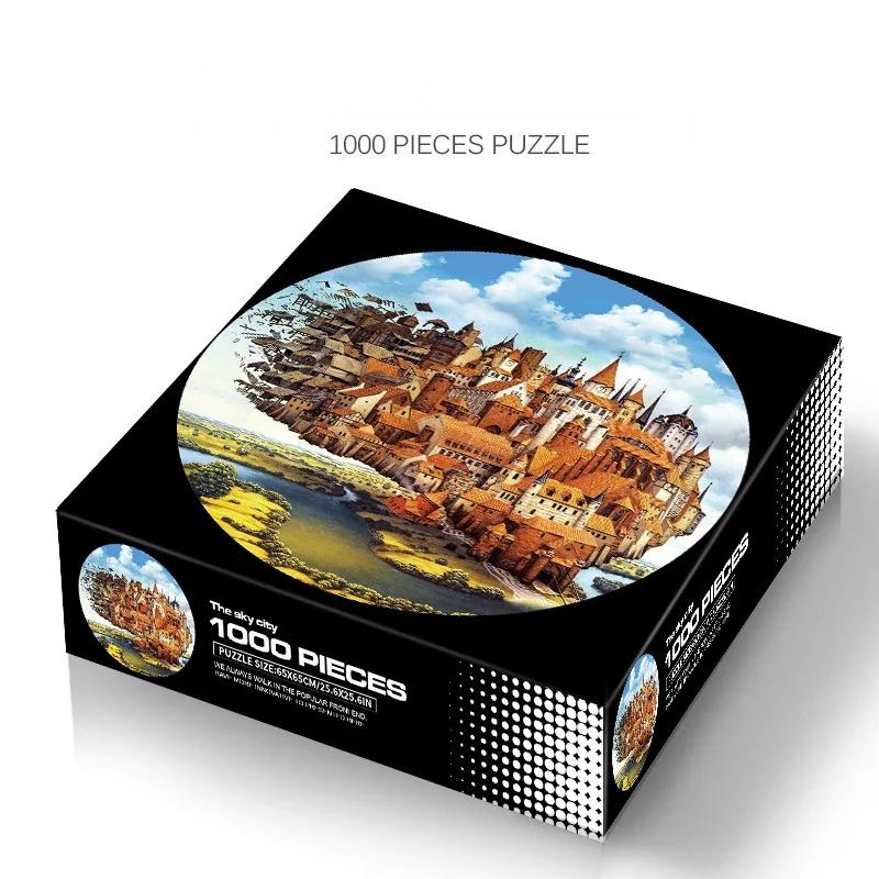 1000 Pieces Jigsaw Puzzle for Adults Challenge High Difficulty Large-sized Puzzle Toys Can Be Used As Home Mural Decoration Gift