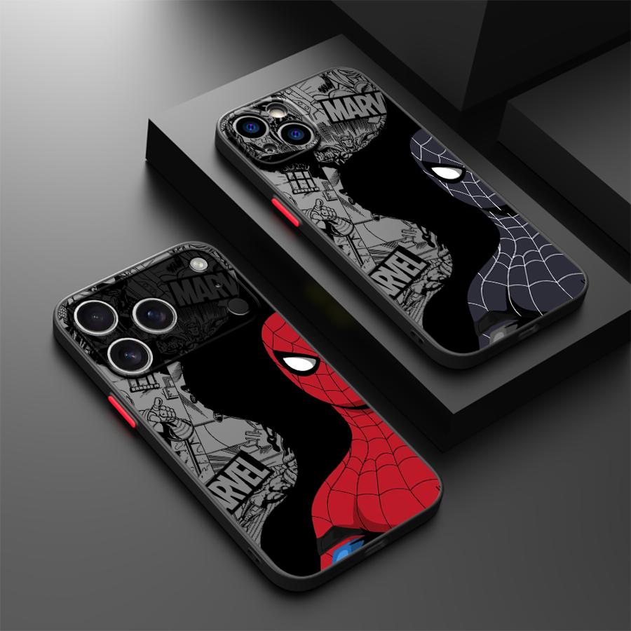 Marvels Spider-Man Venom Rückseite Handyhülle für iPhone 17 Pro Max 17e Air 7 8 SE 14 XS XR 13 Mini 12 16 Plus 11 15