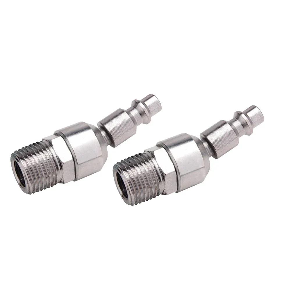 

1 4 NPT Connector Air Compressor Connector For Air Hose Air Couplers Flexibility Features 1 4 Inch Air Connector