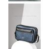 New Single Shoulder Crossbody Men's Casual Trend Soft Silicone Rubber Large Capacity iPad Tablet Horizontal Design