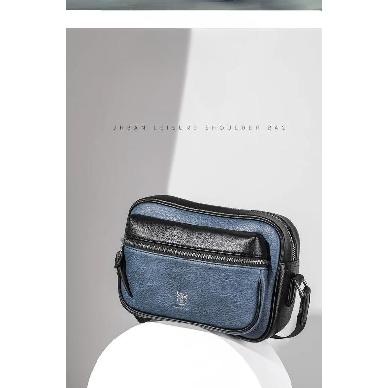 New Single Shoulder Crossbody Men's Casual Trend Soft Silicone Rubber Large Capacity iPad Tablet Horizontal Design