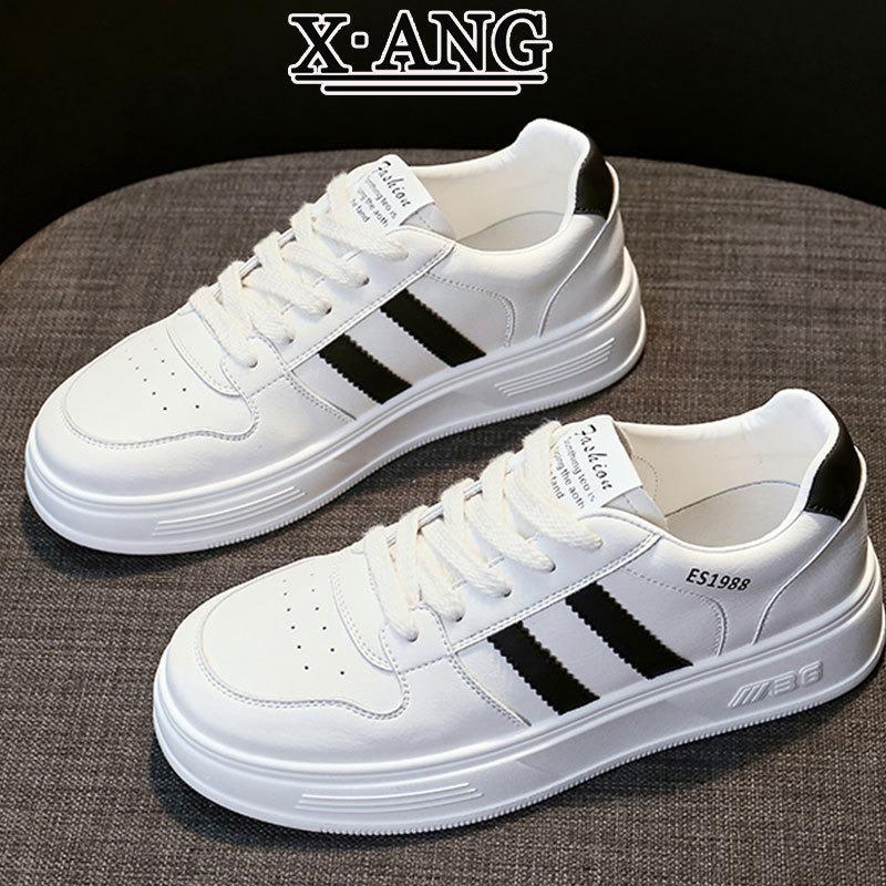 Leather soft-soled white shoes children's versatile board shoes spring and summer new breathable and lightweight casual sports women's shoes