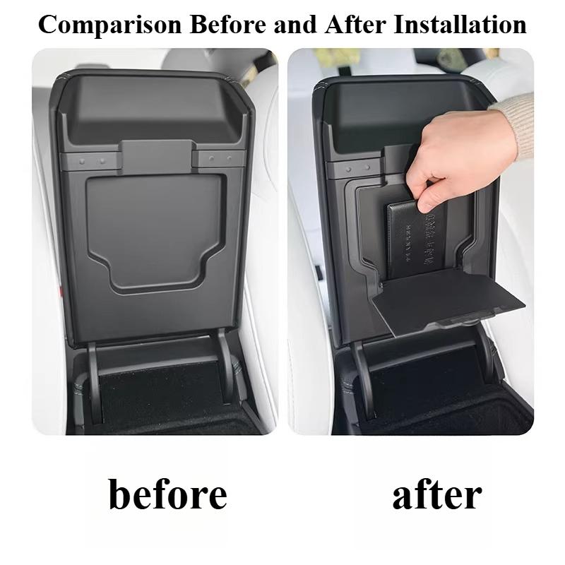 For Tesla Model 3/Y/YL Highland Central Control Armrest Box Storage Box Privacy Storage Interior Modification Accessories Tools