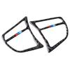 Carbon Fiber Car Steering Wheel Button Frame Cover Trim for BMW F30 F34 3 series