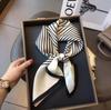 New Silk Scarf 70cm Small Square Scarf Spring Headband Neck Protection Professional Scarf Versatile Fashion Western Style Hijabs
