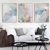 ASTRDECOR Poster Marmură Abstractă Pânză Pictură Alcool Cerneală Postere și Printuri Fotografii de perete Imprimare geometrică Decor camera de zi
