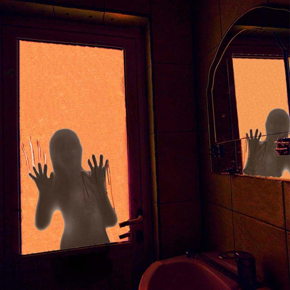 Blodig håndavtrykk Kvinnelig spøkelse Vindu klamrer seg skrekk klistremerke  Halloween dekorasjon vegg klistremerke kjøp billig — fri frakt, ekte  anmeldelser med bilder — Joom, image size:1000x1000