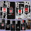 Modische Besiktas BJK Handyhülle Für Samsung Galaxy S25 Edge S24 S23 FE S21 S20 S10 Plus S22 S26 Ultra Hülle Klare Hüllen TPU Capa