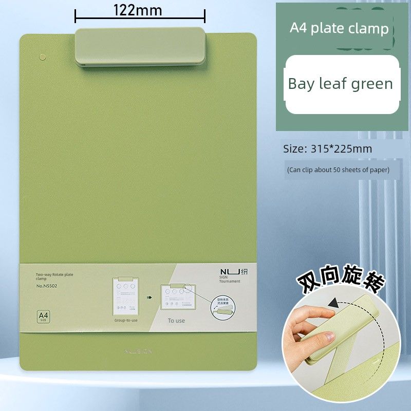 

Deli Ns502 Rotate Thickened Folder Ns502 [Green-1 Piece] Two-Way Rotating Plate Clamp