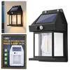 2000LM LED Solar Light Wall Lamp Motion Sensor Courtyard Garden Decoration Waterproof Sunlight Solar Power Yard Lights Outdoor Lighting