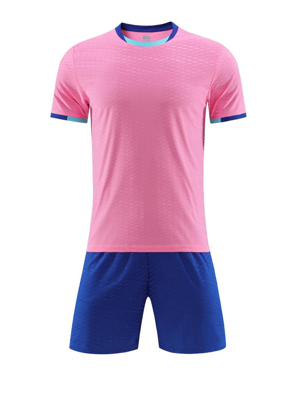 

Brand Jacquard Fabric Short Sleeve Football Kit for Men & Women - Fan Edition 130cm розовый