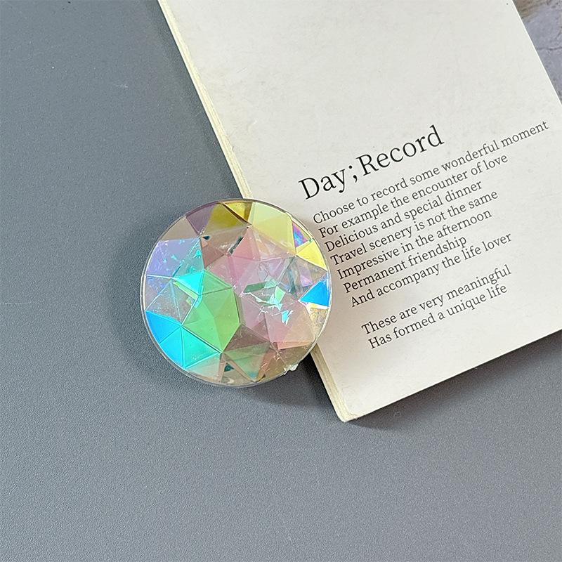 High-Grade Rhinestone Magnetic Phone Holder & Foldable Telescopic Stand for Watching Dramas & Phone Case Decoration