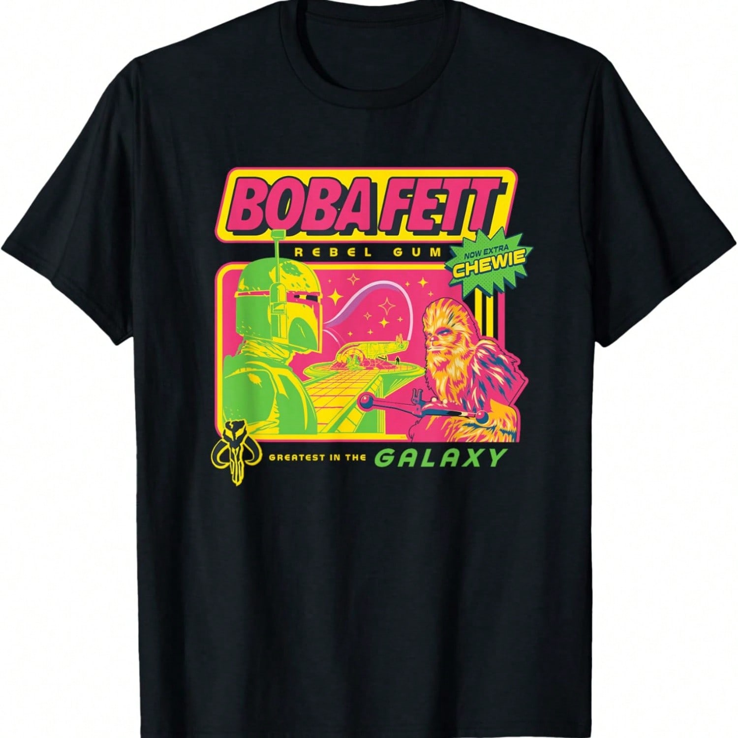 Star Wars Boba Fett & Chewbacca Rebel Gum Extra Chewie T-Shirt S разноцветный