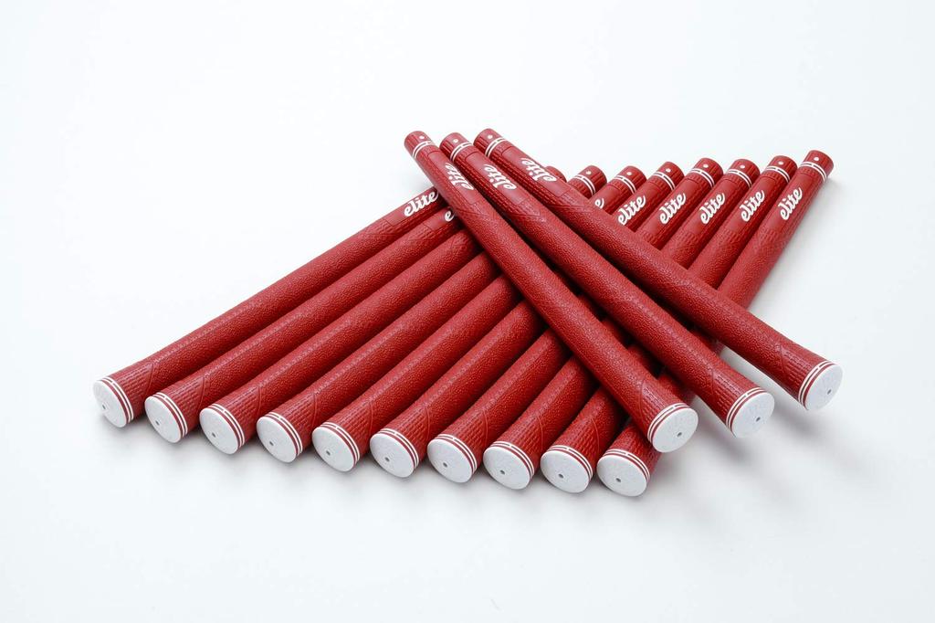 Elitegrips Golf Grips CX50 Set Classic Red with Back Line 13-piece