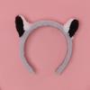 Animal Raccoon Ears Headdress Tail Set Plush Handmade Costume Set Anime for Halloween Christmas Cosplay Accessories