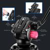 NEEWER Video Tripod 200cm Fluid Head with QR Plate Adjustable Large Camera Tripod Suitable for DSLR Camera Made of Aluminum Alloy Load Capacity 8kg