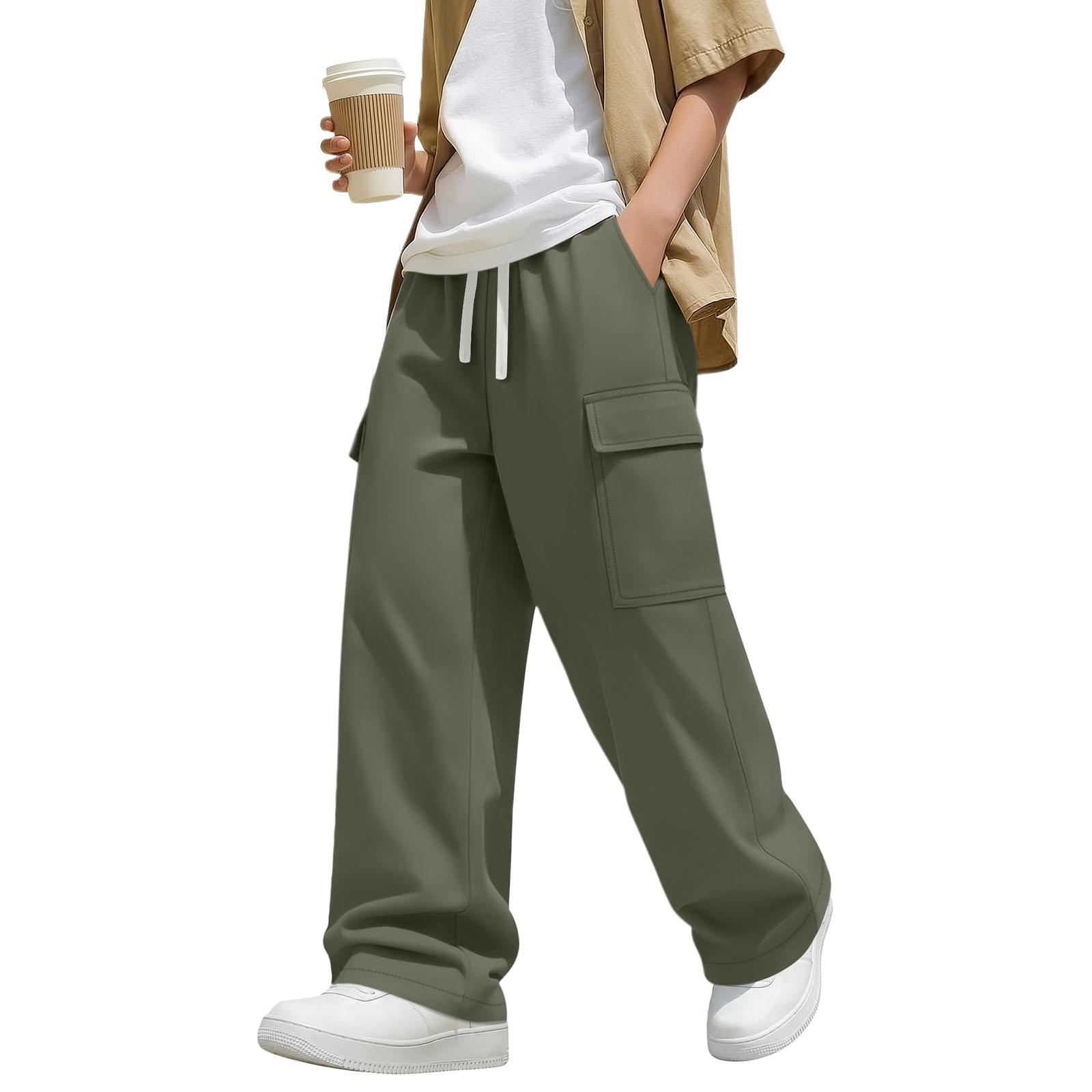 

Boys And Girls Casual Pants Fashion Sports Pants 120 армия зеленый