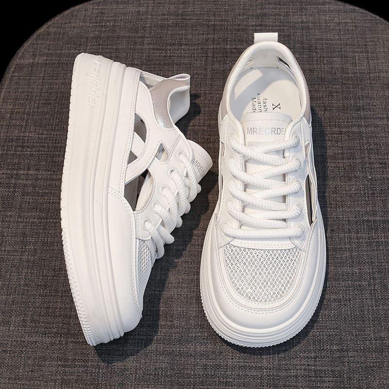 Versatile casual bag head hollow sports sandals  summer new muffin thick bottom thin breathable