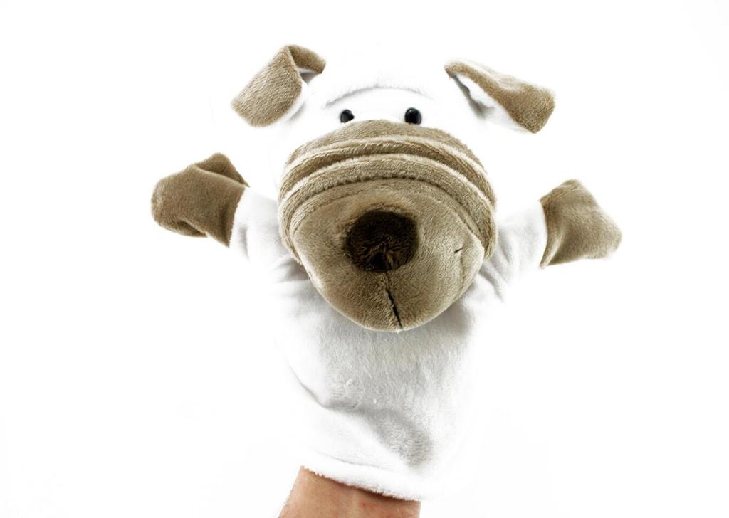 Naissant Cute Dog Puppet Soft Plush Toy