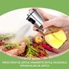 Oil Sprayer Extremely Precise Oil Spray Bottle with funnelMade of Stainless Steel and Glass 200ML Oil Sprayer for Cooking