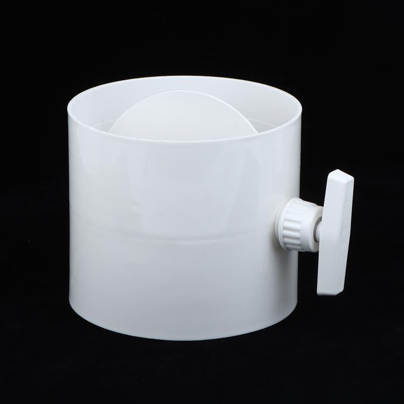 Portable PVC Air Valve Anti-Corrosion Round Pipe Air Volume Regulator 75-200mm for Livestock Farm Ventilation Use