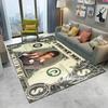 Tappeto Scarface 3D Classico Film Tony Tappeto per Casa Soggiorno Camera da Letto Divano Zerbino Decorazioni, Tappeto Area Giochi Bambini Tappetino Antiscivolo