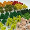 Forest, Selectable Colors, Quantity 50 or 100 Pieces [DauStage] N Gauge Diorama, Railway, Architectural Model, Trees, Scenery, 3cm, 21, Mixed, 90
