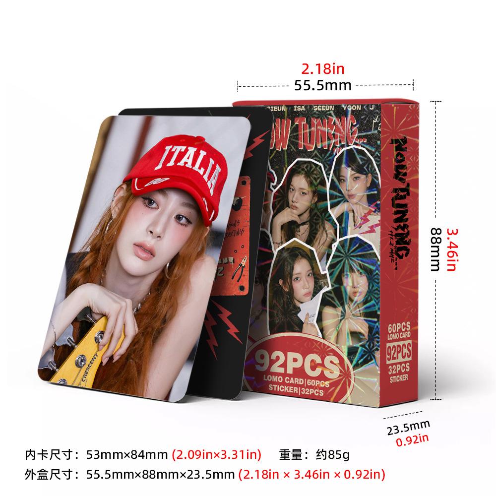 In-stock 92 small cards STRYC 2026 Season's Greetings photo card stickers LOMO HD Printd Photocards Stickers Fans Gift