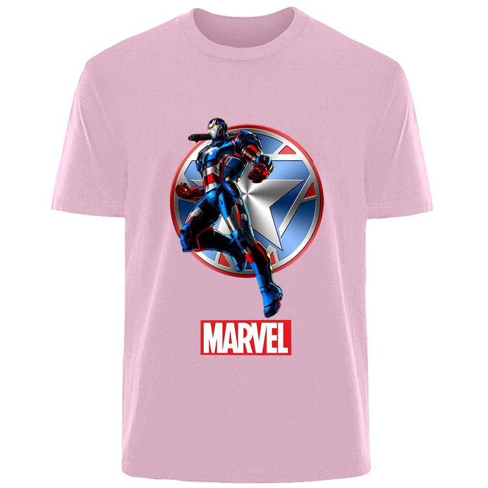 Marvel Avengers Superhero Tshirt  Iron Man Black Panther Cotton summer Tshirt Suitable for both men and women