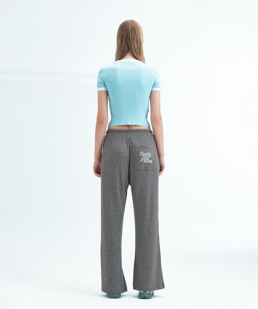 REST&RECREATION Ribbed Coloration Knit - Sky Blue