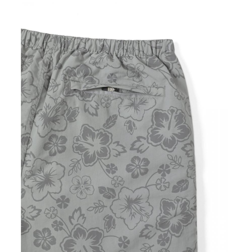 Thisisneverthat Big Logo Nylon Shorts Grey