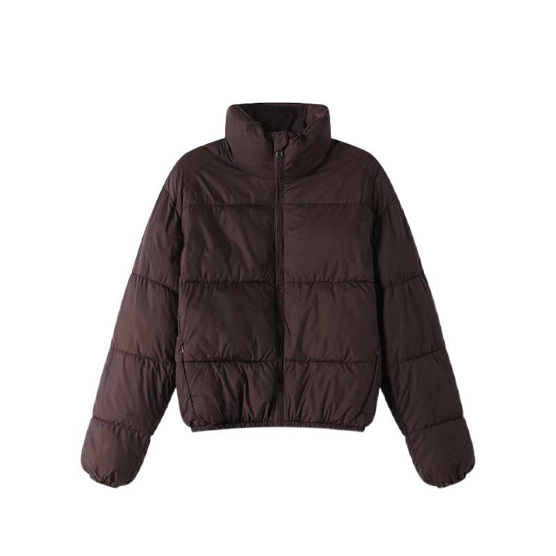 Ms. Cotton-padded Jacket's New Autumn and Winter Ladies Short Cotton-padded Stand Collar Thickened Casual Cotton-padded Jacket.