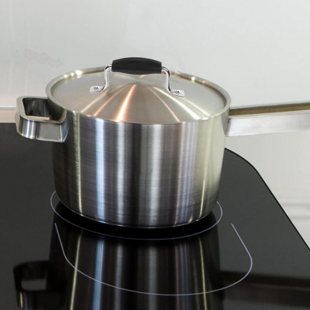 Heat Resistant Handle Anti Scald Pot Lid Knob Universal Wok Handle Replacement Parts Non Slip Silicone Glass Ceramic Lid