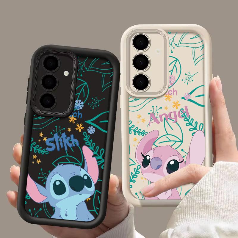Stitch Anime S26 Ultra Case For Samsung Galaxy S26 S25 S24 S22 S23 Ultra S21 Plus S20 S25 FE Camera Protection Soft Cover