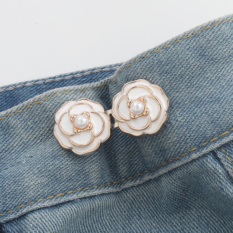 İnci Kamelya Ayarlanabilir Bel Sıkılaştırma Tokası Kotlar İçin